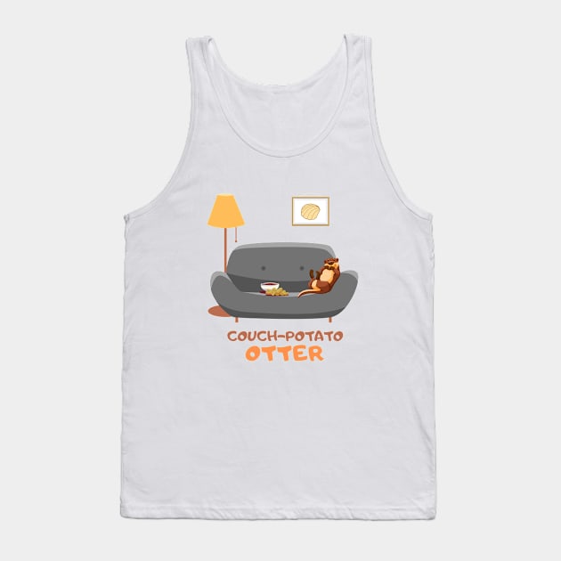 couch potato otter Tank Top by FullMoon